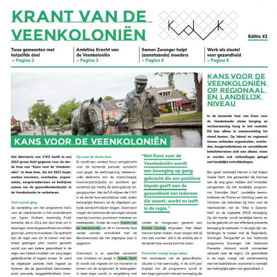 Afbeelding Publicatie Krant van de Veenkoloniën - editie 2